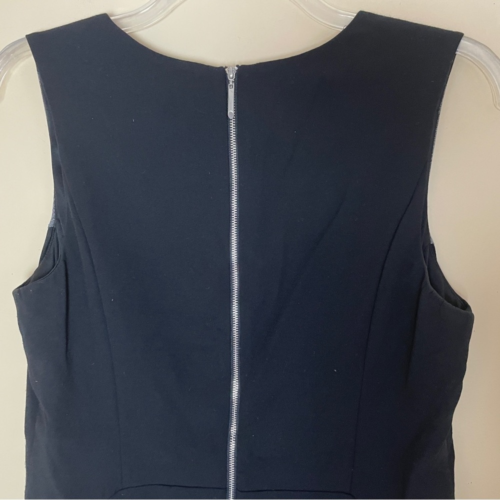 WHBM White House Black Market Colorblock Dress 14 Office Business Casual Classic - Picture 5 of 9